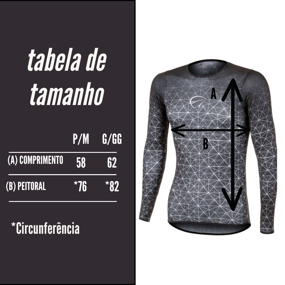 Camisa Segunda Pele Mauro Ribeiro Fern - Sem Manga