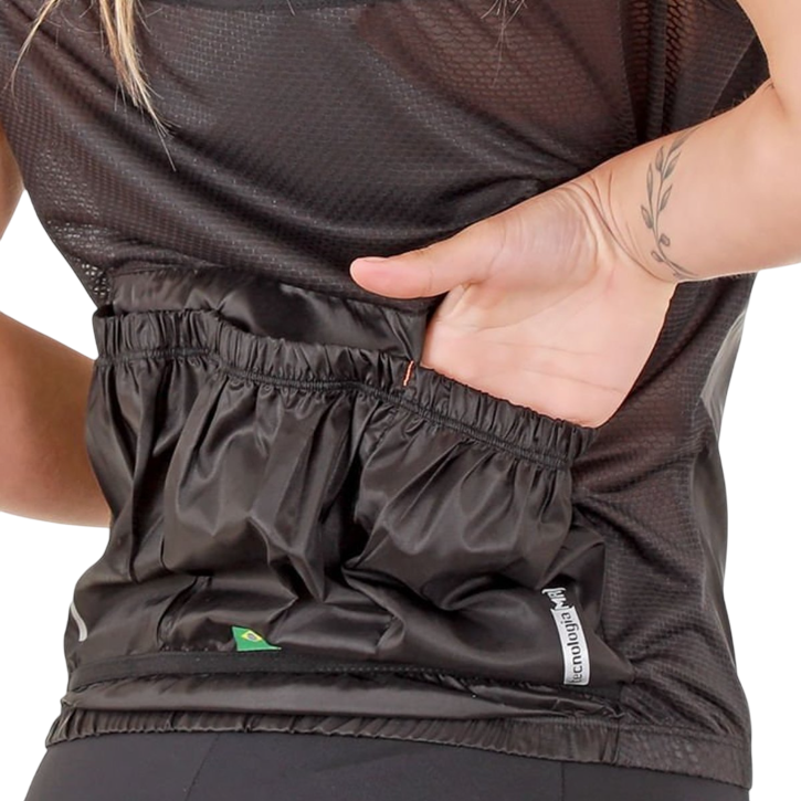 Colete Mauro Ribeiro New One Black Feminino