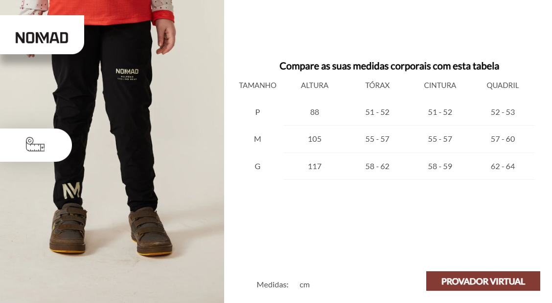 Calça Infantil Nomad Enduro Grom 2023