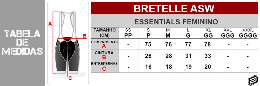 Bretelle ASW Essentials Feminino