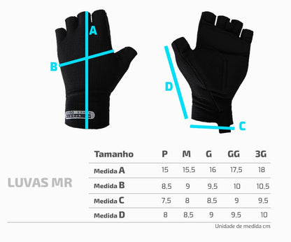 Luva Mauro Ribeiro Fiber - Dedo Curto