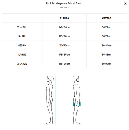 Bicicleta Impulse E-trail Sport