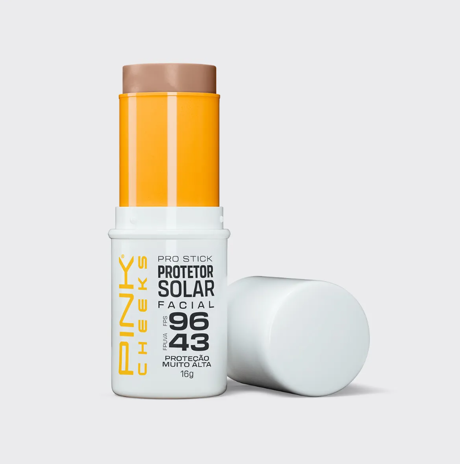 Protetor Solar Facial Pink Cheeks Pro Stick FPS96 / FPUVA46