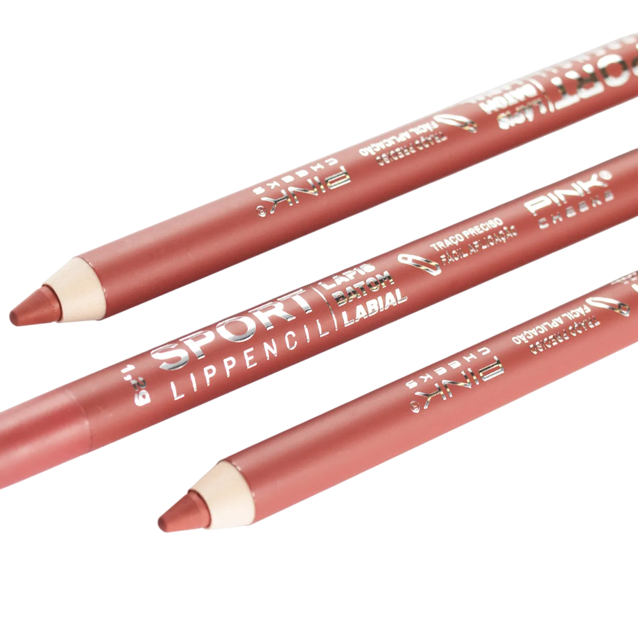 Lápis Batom Pink Cheeks Sport Lip Pencil