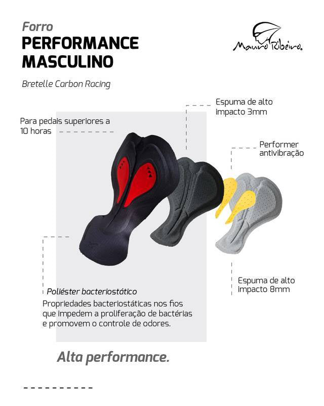 Bretelle Mauro Ribeiro Carbon Racing Masculino