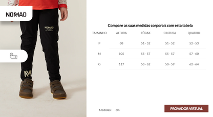 Calça Infantil Nomad Enduro Grom 2023