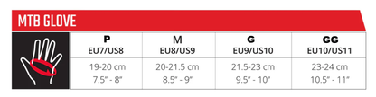 Luva Leatt MTB Endurance 3.0 - Fechada