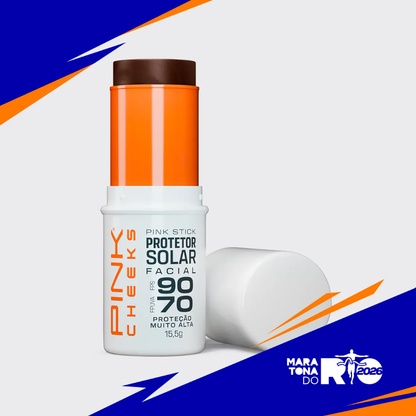 Protetor Solar Facial Pink Cheeks Pink Stick FPS90 / FPUVA70