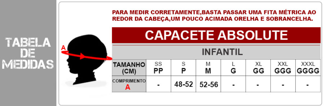 Capacete Infantil Absolute Kids Shake
